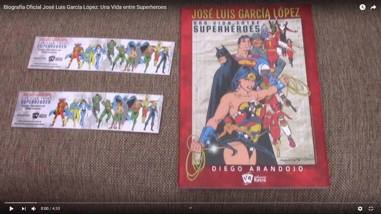 Biografía Oficial José Luis García López: Una Vida entre Superheroes