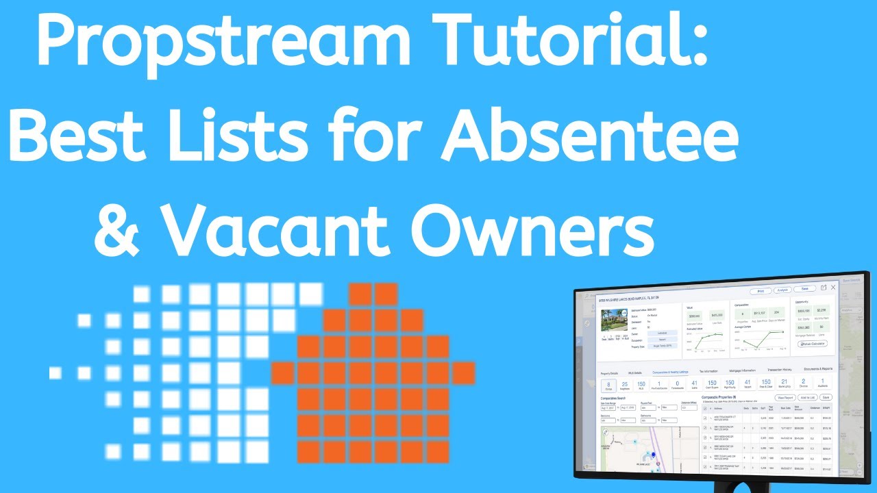 Propstream Tutorial 📖  How to Find Motivated Sellers on Propstream (Best Absentee Owner List)