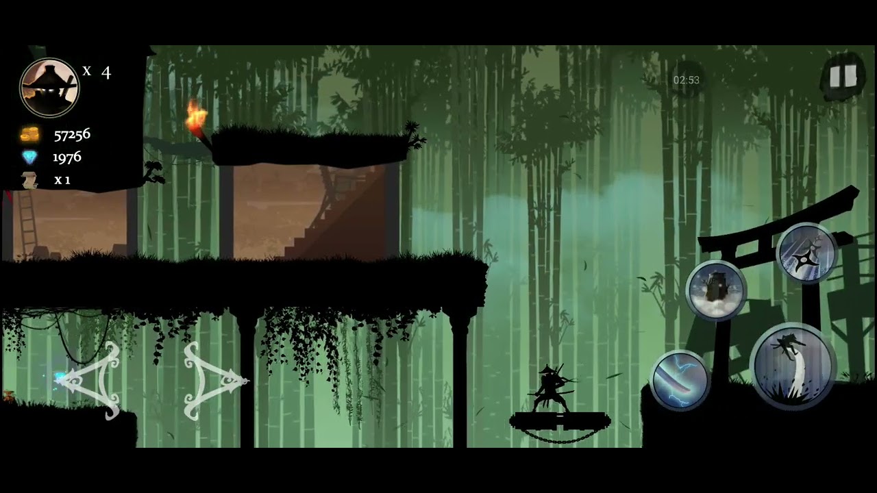Ninja arashi chapter 1 level 10...game solve...#
