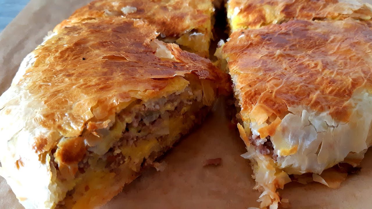 SASVIM DRUGACIJI BUREK  10 MIN POSLA UVIJEK CE VAM USPIJETI - PIE WITH MEAT