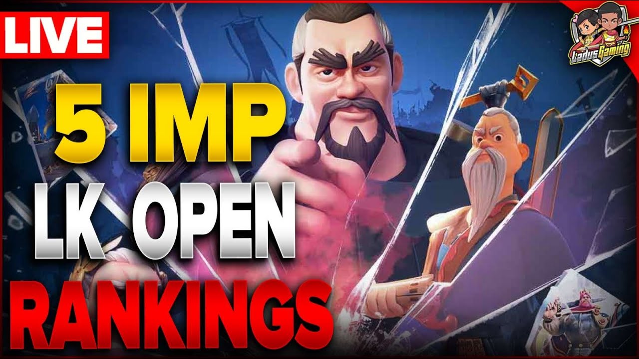 5 Imperium LK Opens : All Rankings