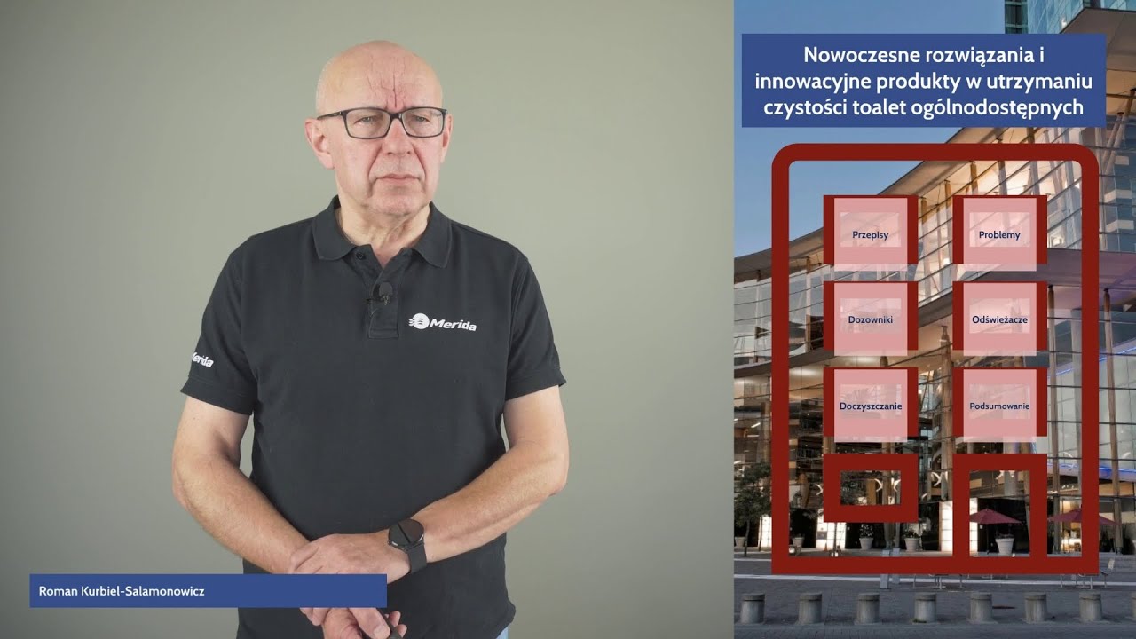 Nowoczesne rozwiązania w utrzymaniu czystości toalet ogólnodostępnych - Webinar Merida 04-09-2024