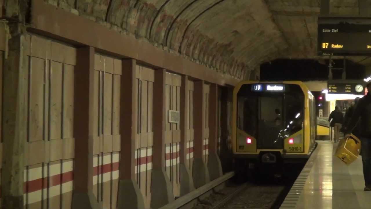 U-Bahn Berlin Bahnhof Mehringdamm U6 U7 HD