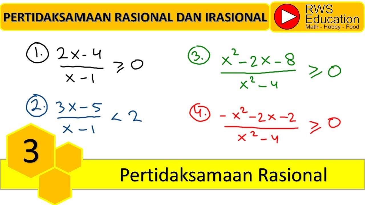 Pertidaksamaan Rasional
