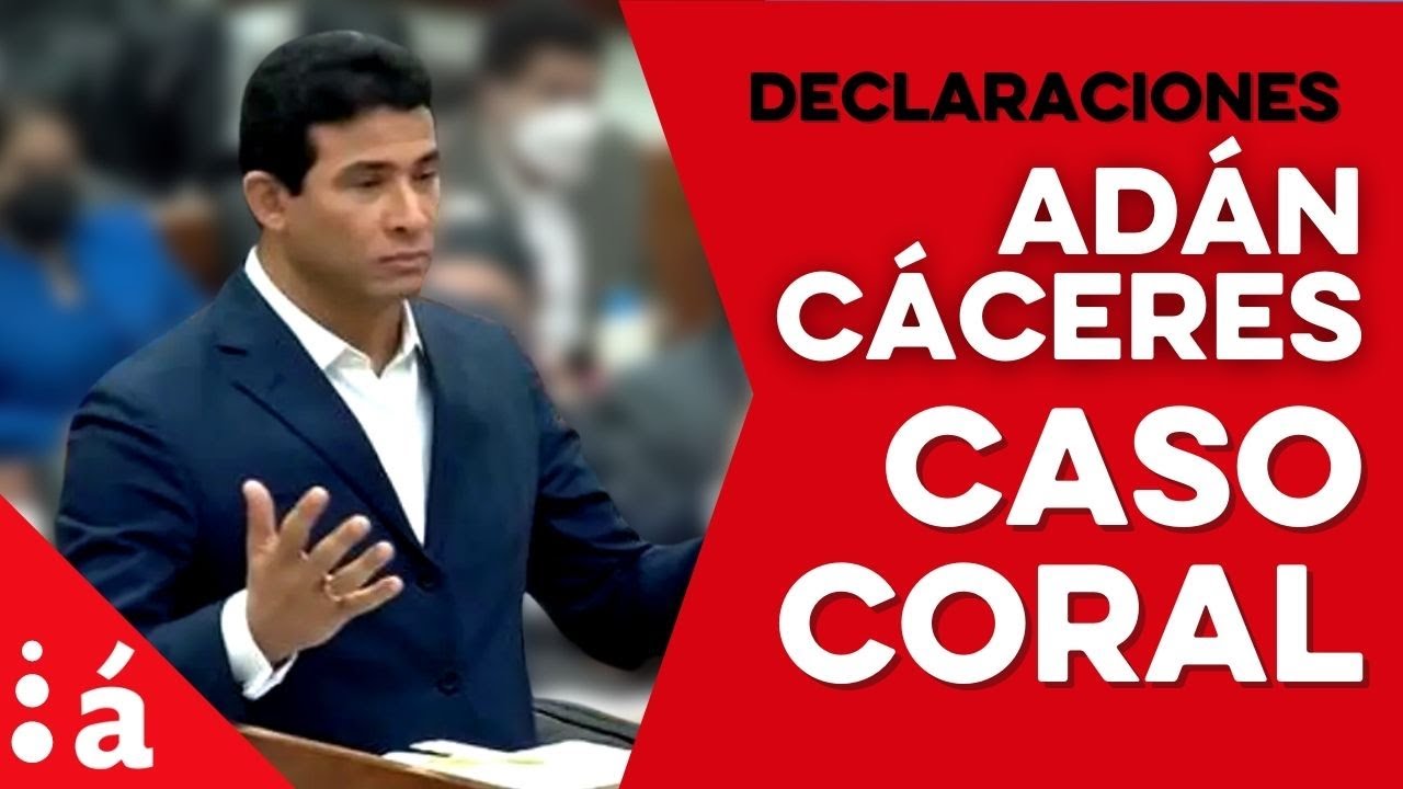 Adán Cáceres imputado caso #Coral presenta su defensa ante jueza Kenya Romero