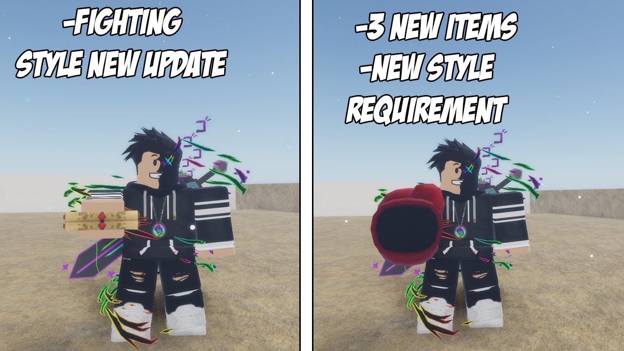3 NEW ITEMS + NEW FIGHTING STYLE REQUIREMENTS |your Bizarre Adventure