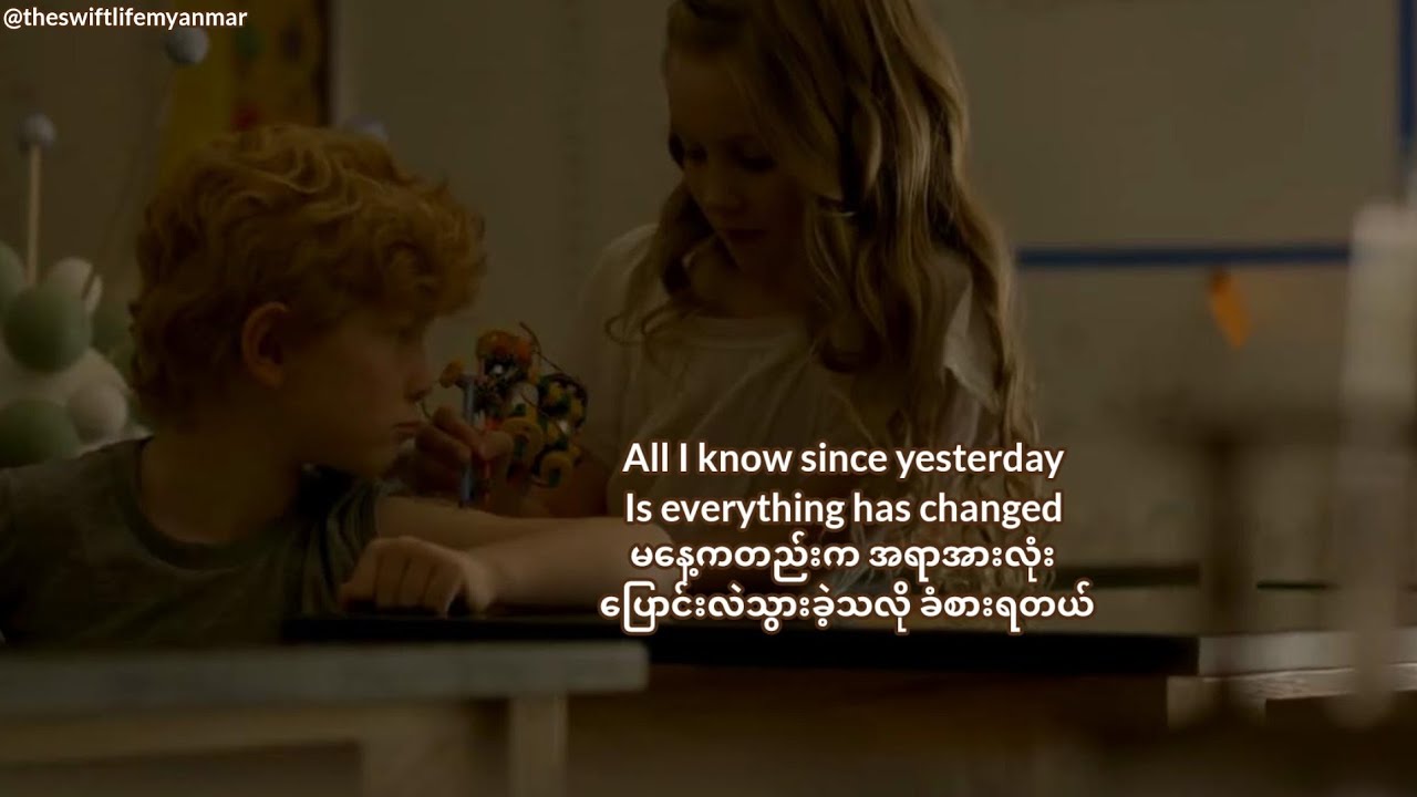 Taylor Swift - Everything Has Changed (Myan Sub) ft. Ed Sheeran #taylorswift #redtaylorsversion