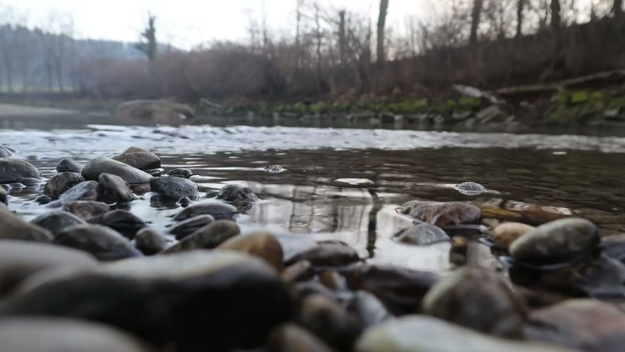 Mountain River Ambience 10 Hours - Relaxing Water Sounds for Sleep and Focus and Sleep fur TV