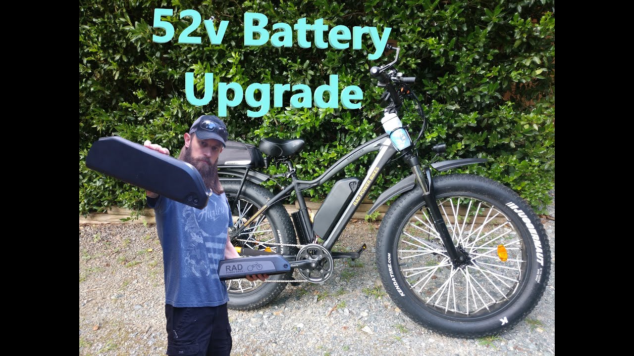 52v Battery Upgrade on Rad Rover ebike