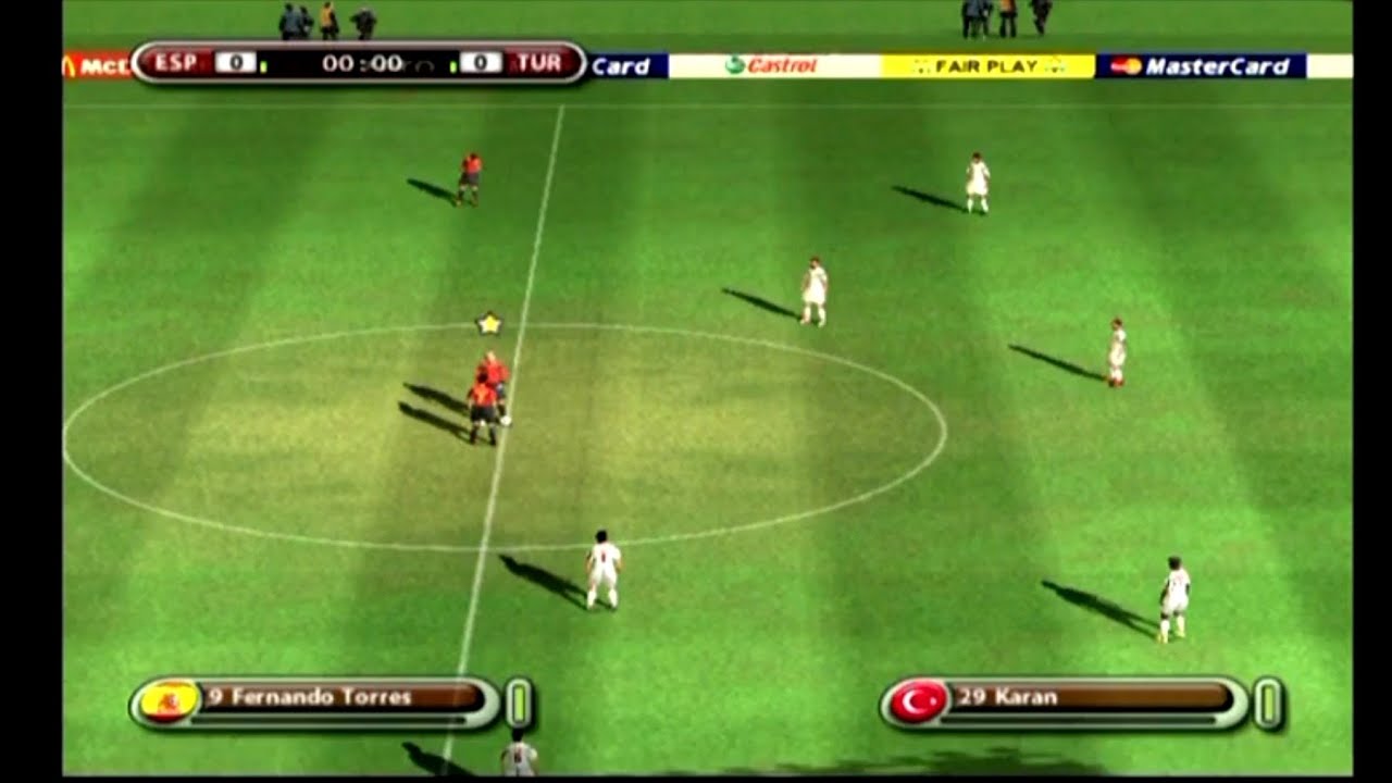 UEFA Euro 2008 -- Gameplay (PS2)