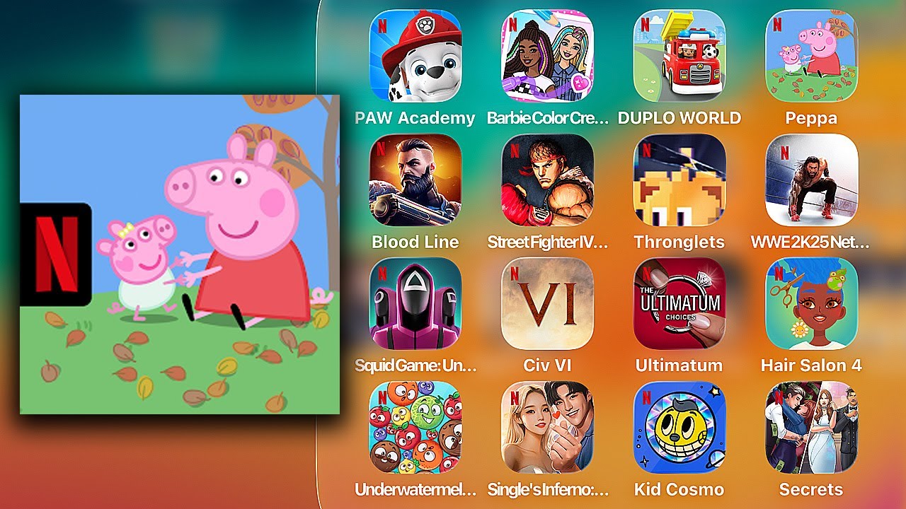 World of Peppa Pig NETFLIX — Мобильная игра — Обзор игрового процесса (iOS/iPadOS, Android)