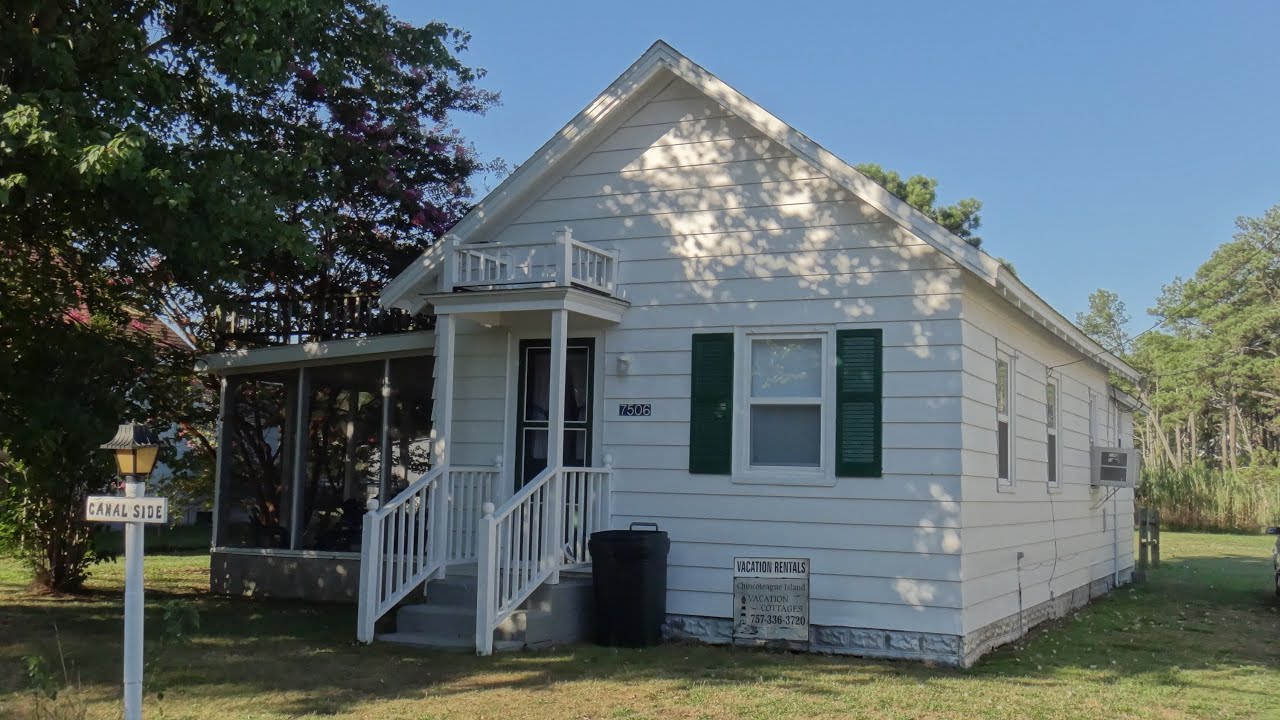 Hotel Tour: Chincoteague Island Vacation Cottages Canal Side Cottage