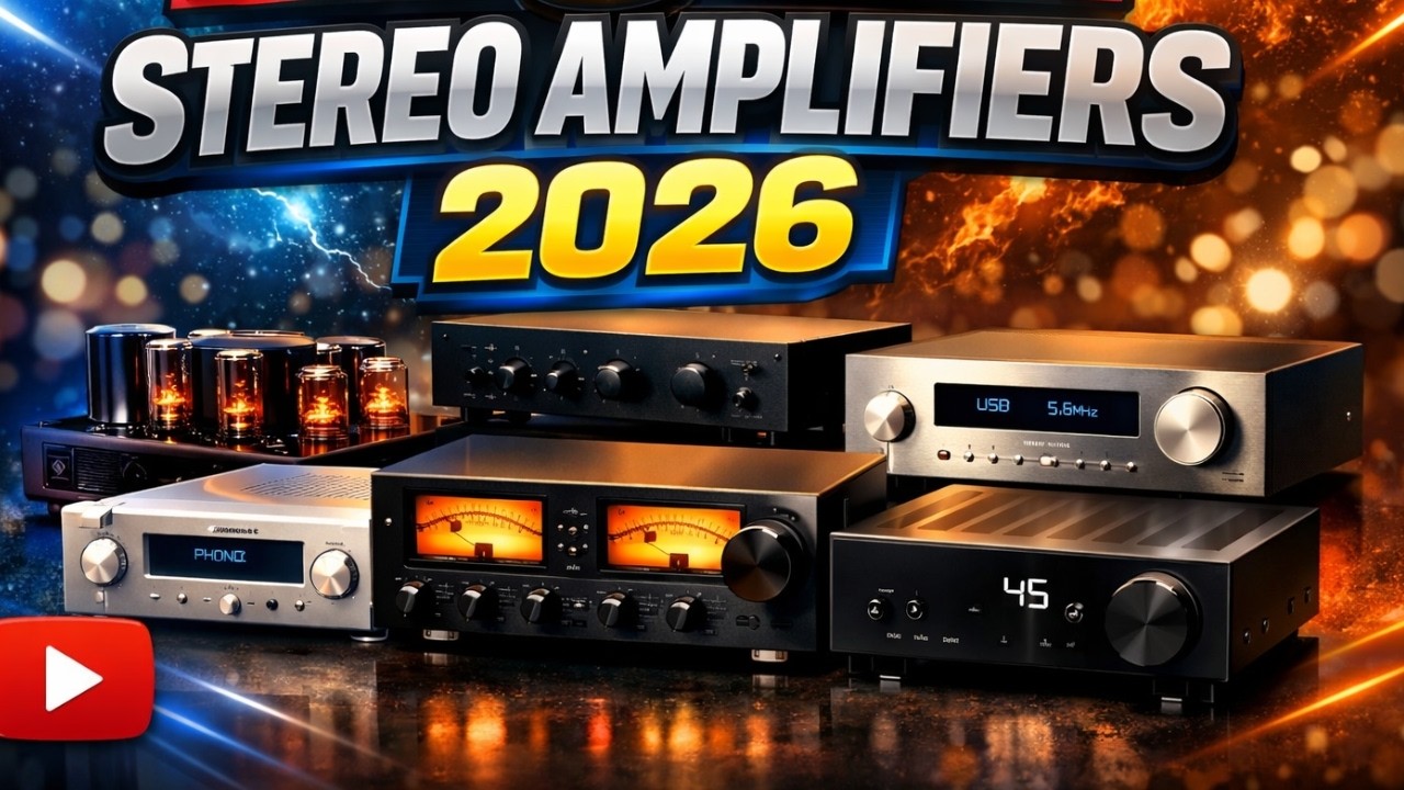 Best Stereo Amplifiers 2026 | Bluetooth, 8K & Home Audio Power