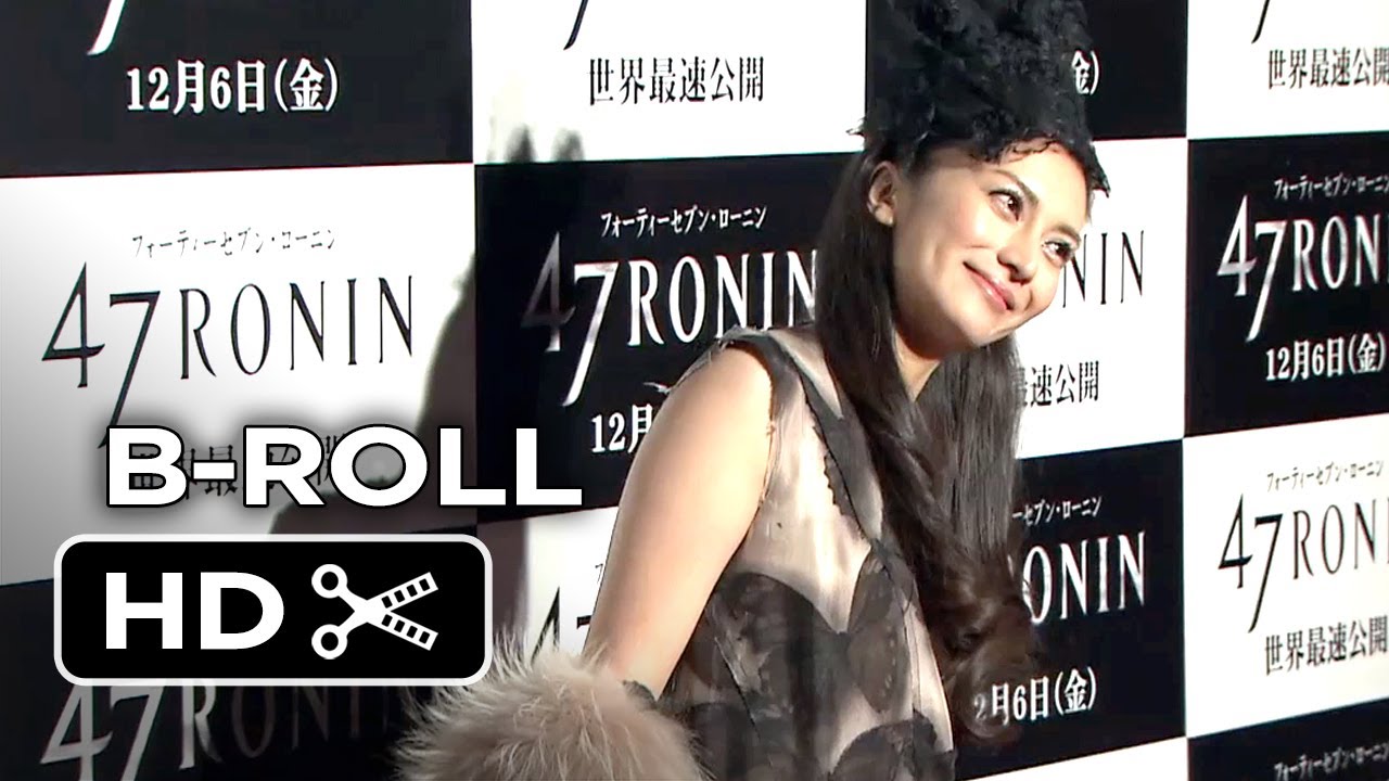 47 Ronin Japanese Premiere Red Carpet B-ROLL (2013) - Keanu Reeves Movie HD