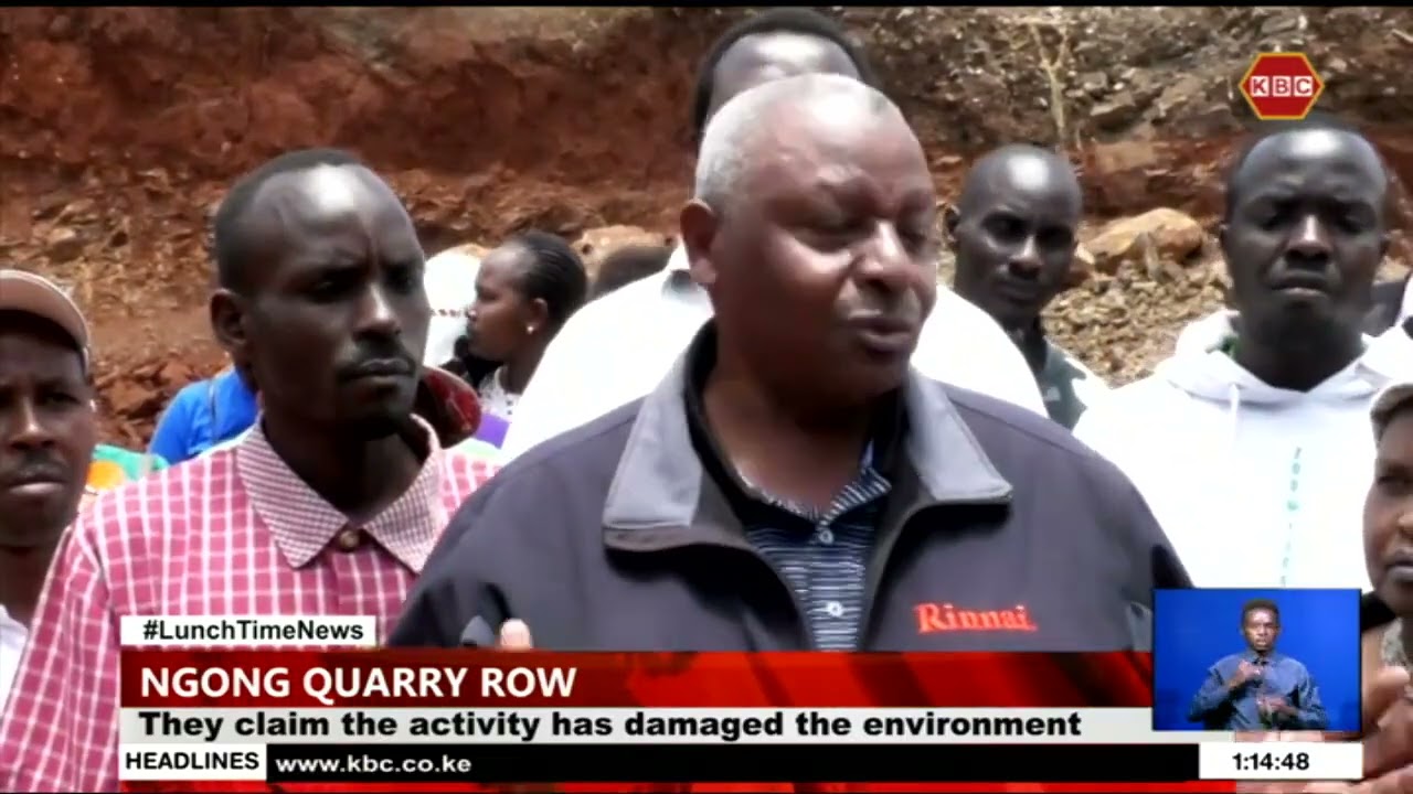 Ngong, Ololua and Kibiko residents want Ngong Veterinary farm probed for illegal quarry activities