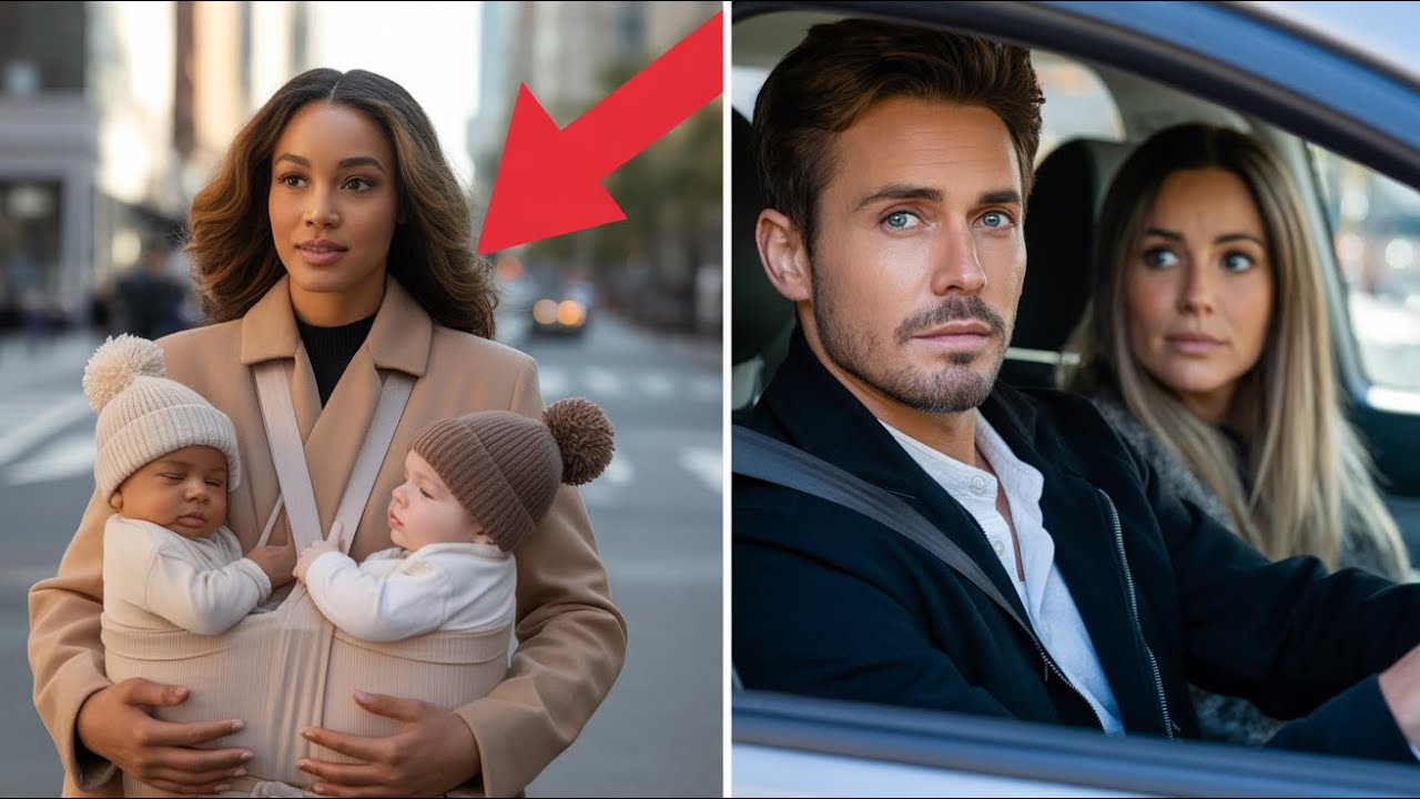 The billionaire had just gotten married - until he saw his ex across the street with twins.