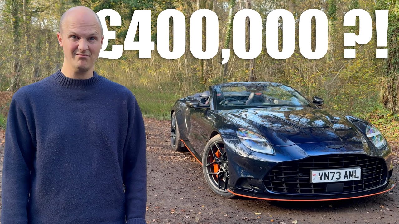 За рулем Aston Martin Vanquish Volante стоимостью 400 000 фунтов стерлингов!