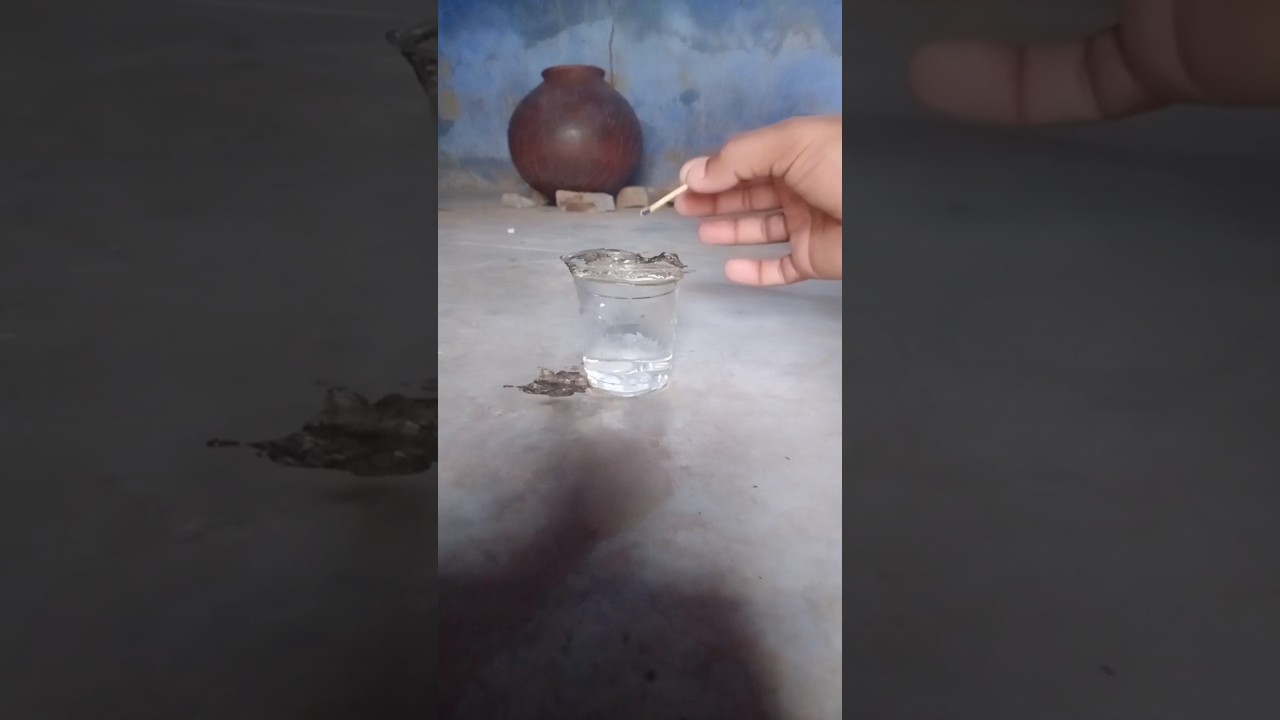Fire On Water 🔥Easy Science Experiments to do at Home 