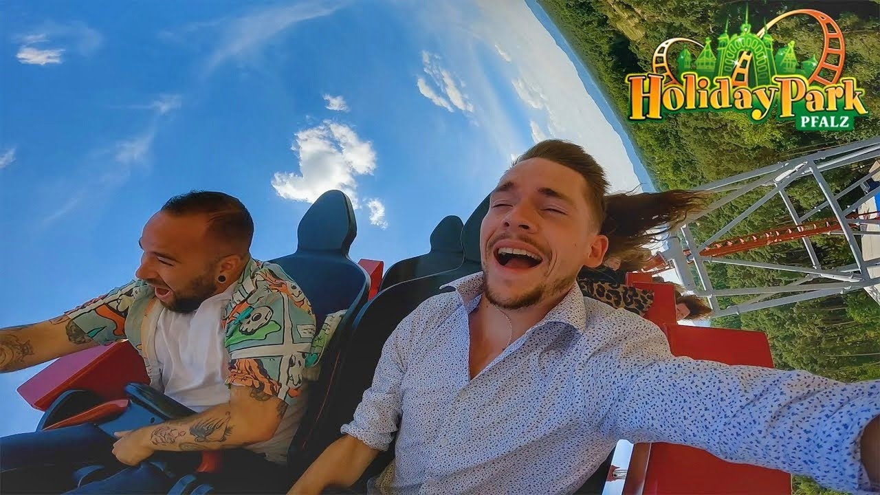 🎢Visite à HOLIDAY PARK, Sky Scream est-il meilleur qu'Expédition Ge Force ? 🤔 Tr.2