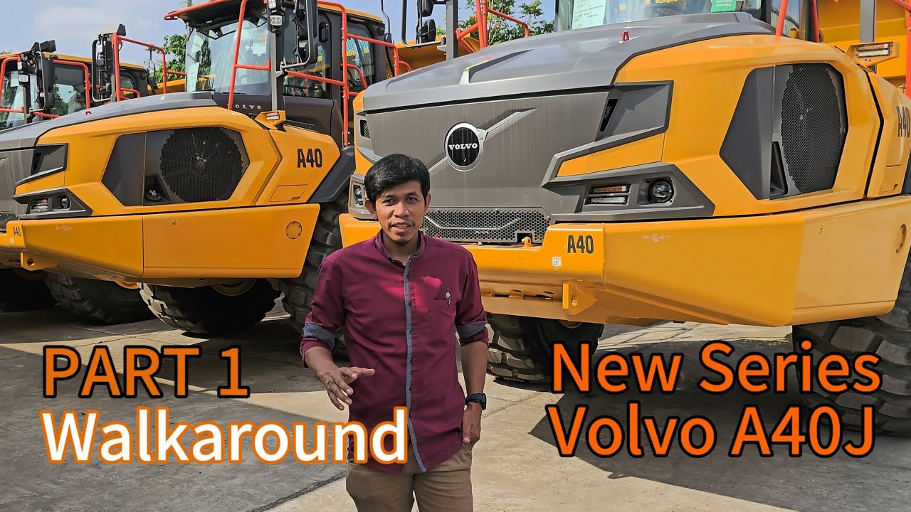 PART 1 Review - Walkaround Volvo Articulated Hauler A40J