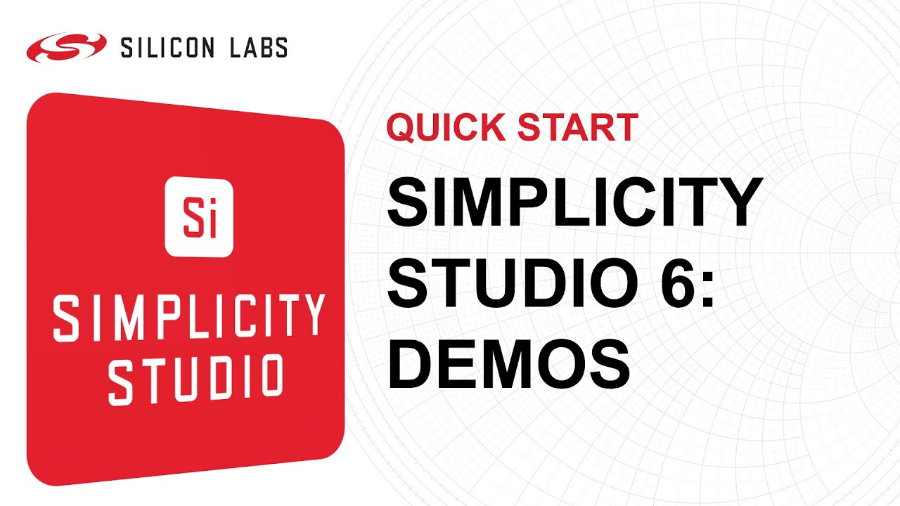 Быстрый старт — Simplicity Studio 6 — Работа с демонстрациями — Silicon Labs