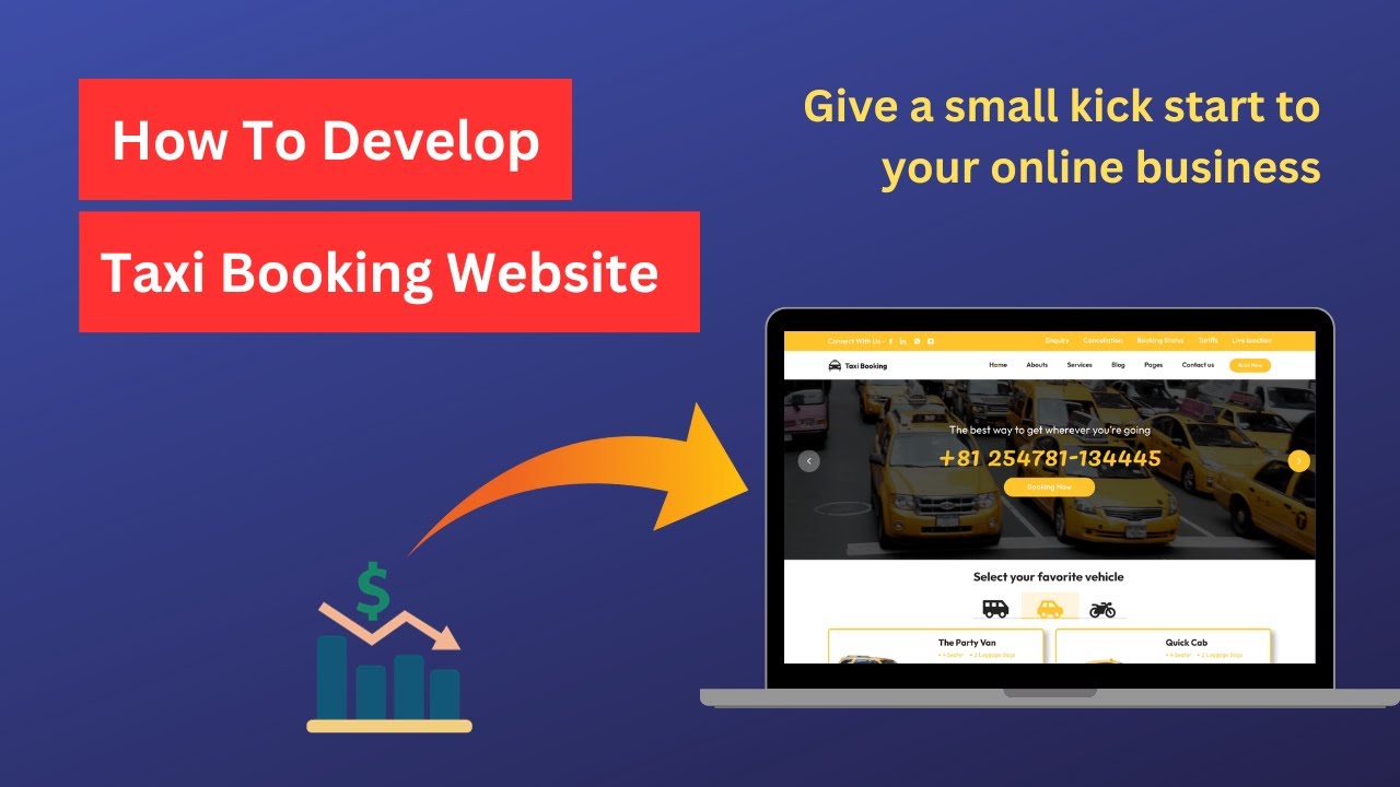 #2 Taxi service website kaise banaye | taxi business series | Mayankal