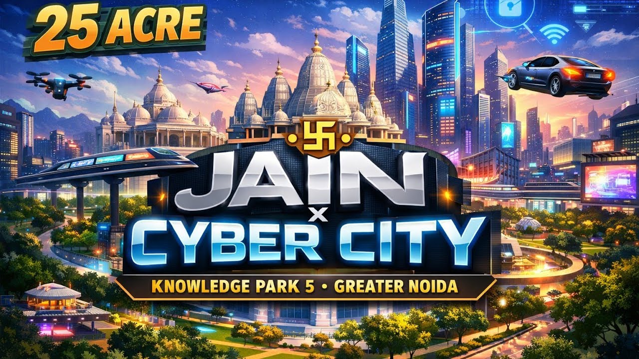 Cyber City in Greater Noida Knowledge Park 5 l Studio Apartment l S.C.O Plot Available For Sale