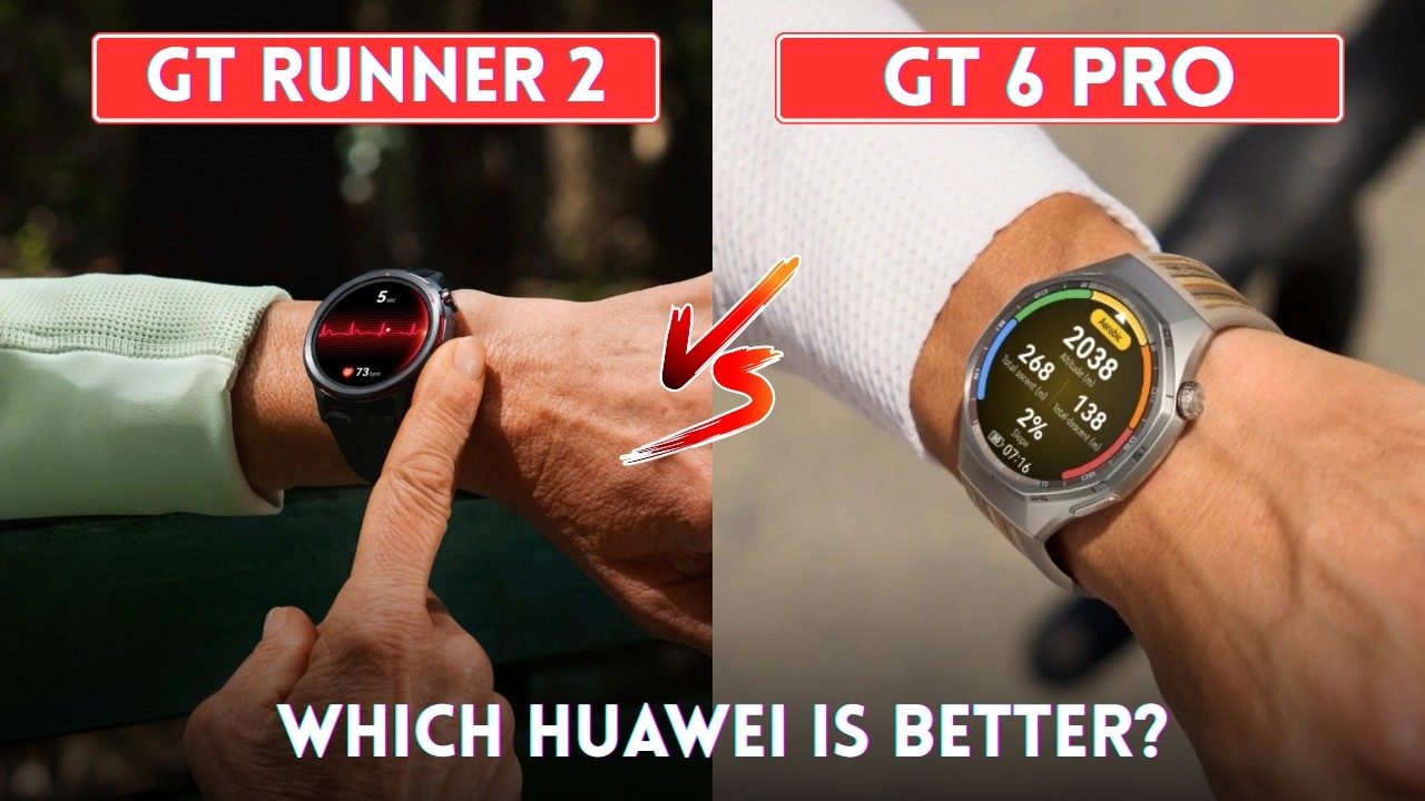 Huawei Watch GT Runner 2 против Huawei Watch GT 6 Pro