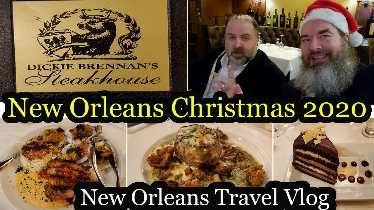 Restaurant Review Videos: French Quarter New Orleans Christmas 2020 Dickie Brennan's Steakhouse