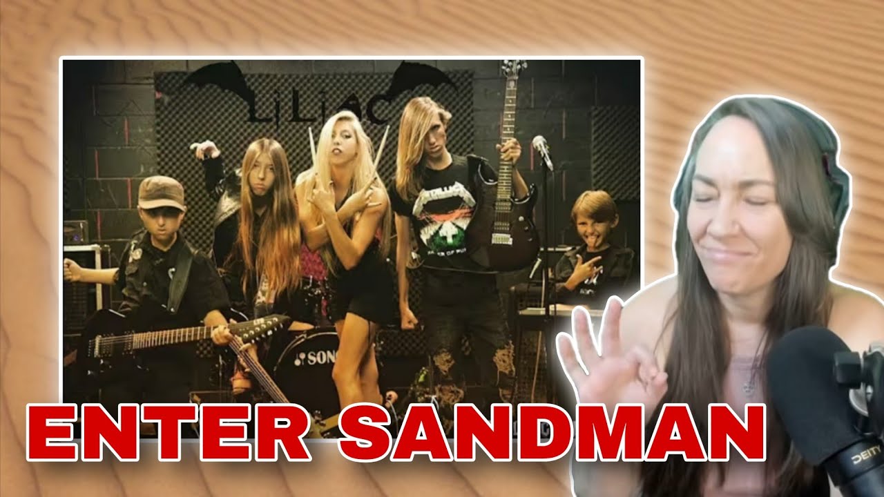 ROCK ON!! | Enter Sandman - Liliac (Official Cover Music Video) GenX Reacts!