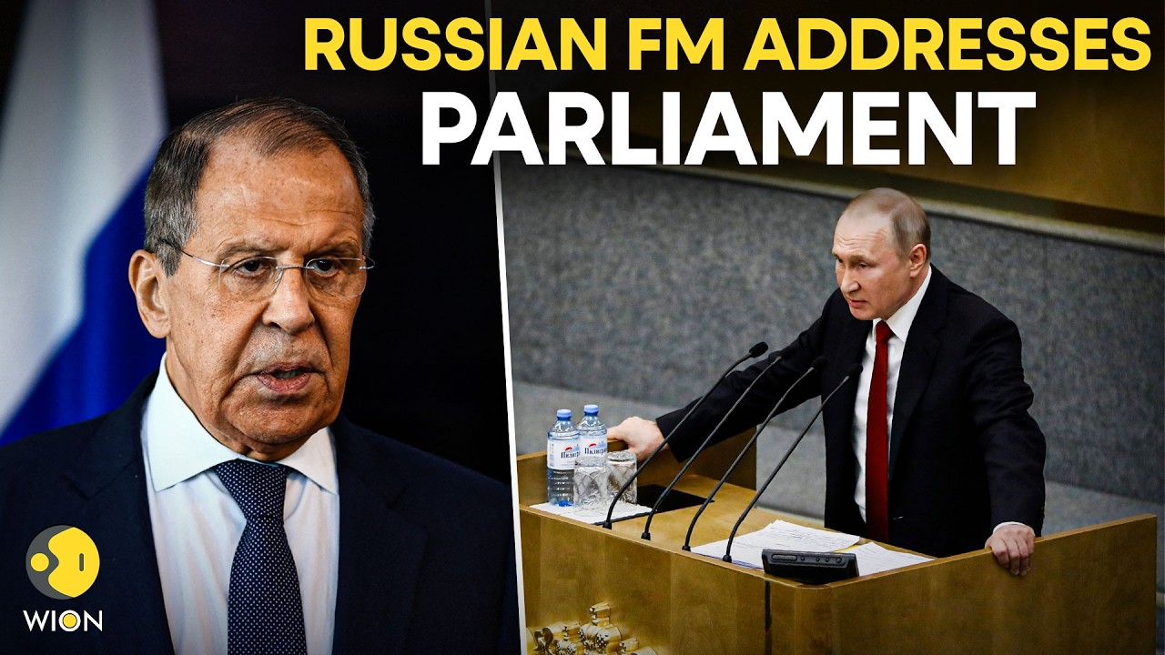 Russia-Ukraine War LIVE: Russian Foreign Minister Lavrov Addresses Russian Parliament | WION
