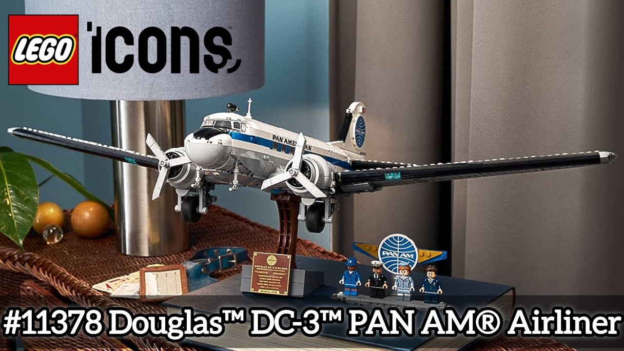 Lego New Set #11378 Douglas™ DC-3™ PAN AM® Airliner