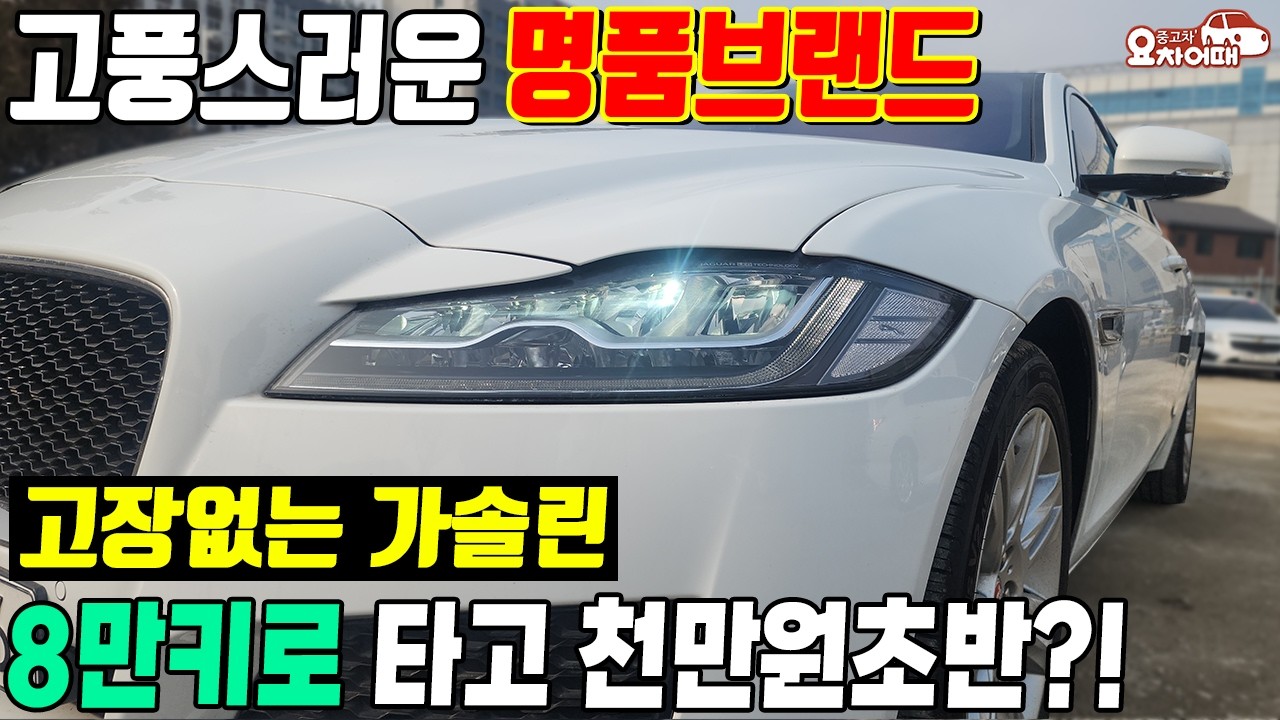 고풍스러운 명품브랜드 수입세단 8만키로 타고 천만원 초반?!