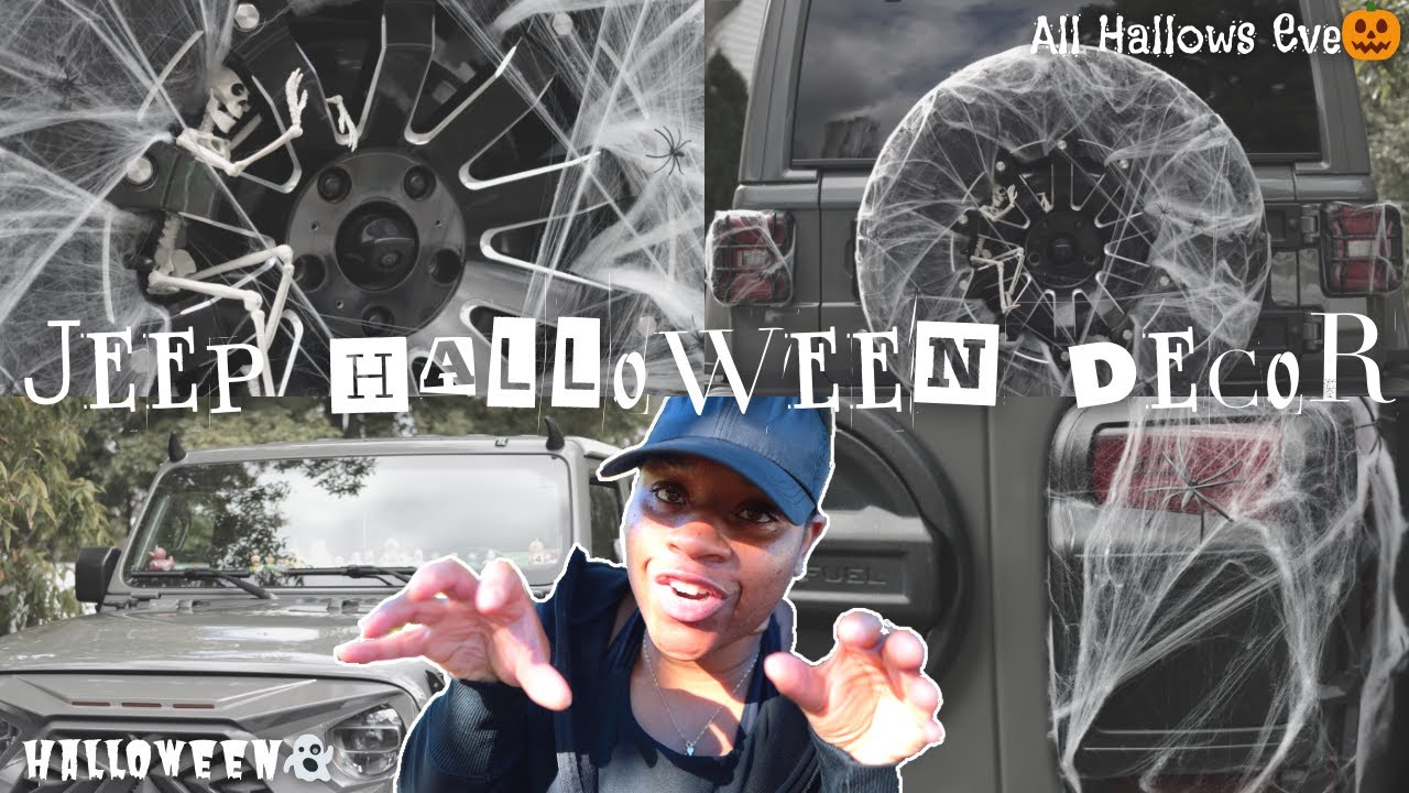 Jeep VLog ✌🏽 | Decorate My JEEP Wrangler with me for Halloween olllllllo 🎃👻💀| Jess4TV