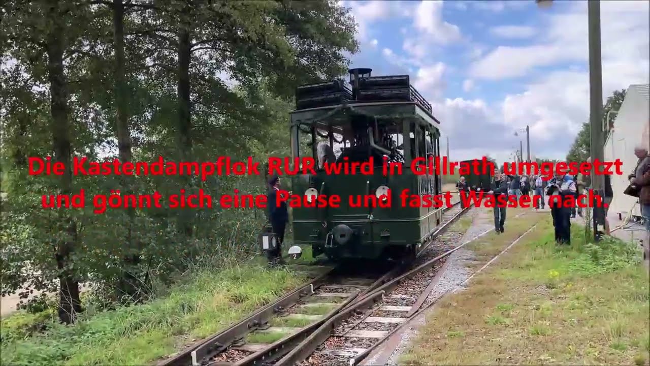 Selfkantbahn, Jubiläum 125 Jahre Geilenkirchener Kreisbahn, Kastendampflok RUR