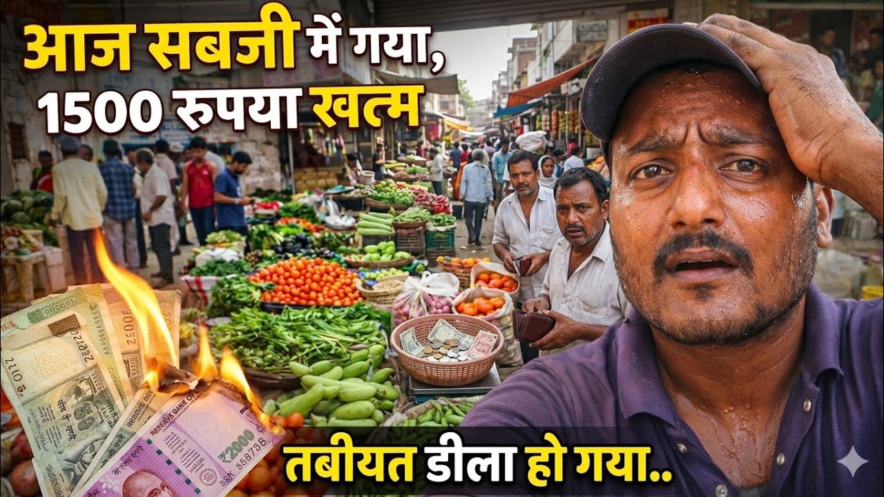 MY NEW VLOG 🎥 || आज सब्जी लेने गया 1500 रुपए खतम 🥲 #vlogs 