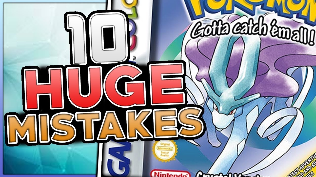 10 HUGE Mistakes & Glitches In Pokemon Crystal (Generation 2)