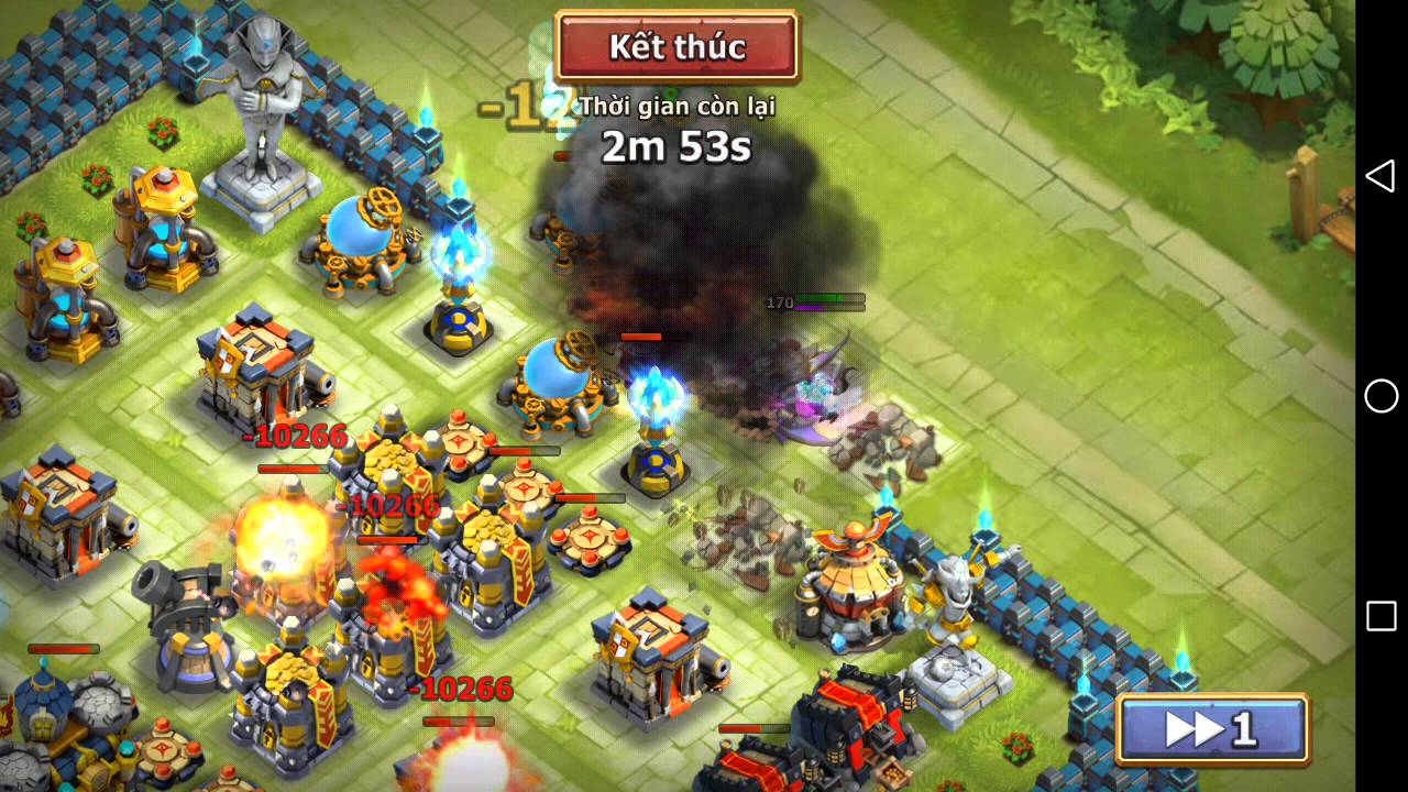 Castle clash: Santa VS Pum, Cupid, DD, SK, Ghost... CRAZY