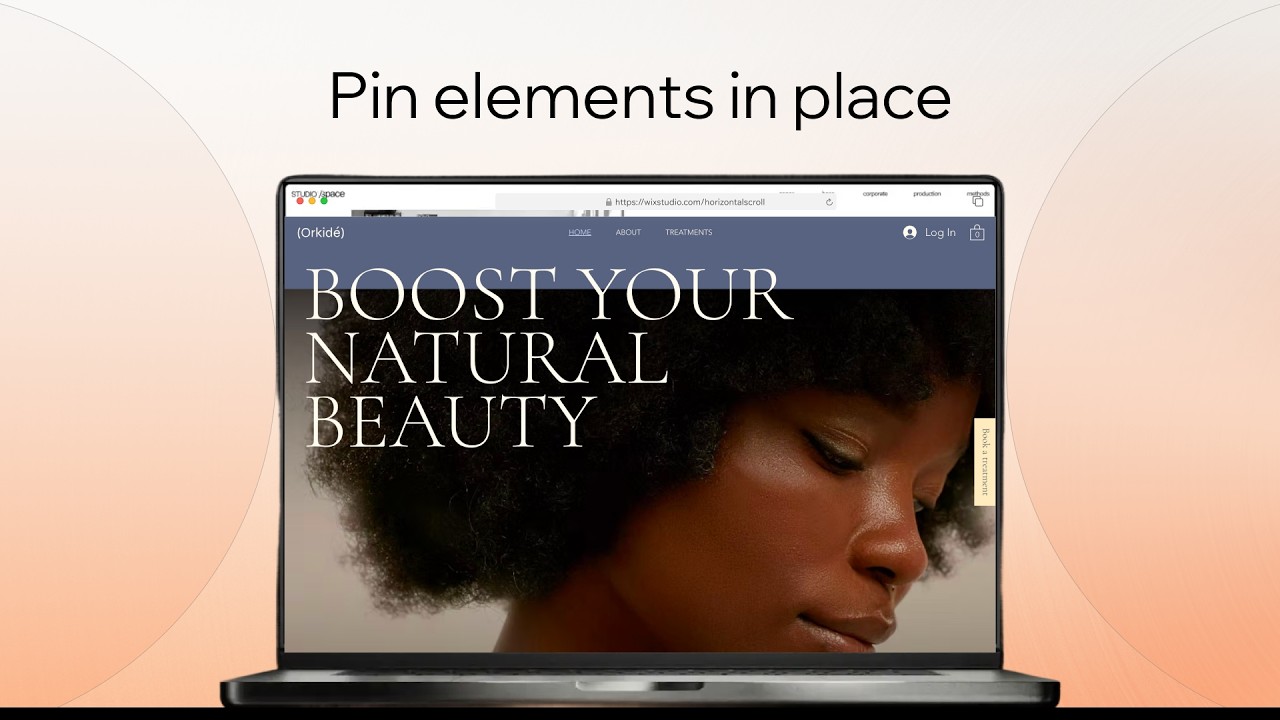 Keep elements in view by pinning them in place | Wix Studio