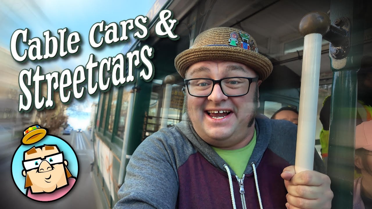 Riding Cable Cars and Streetcars Around San Francisco - Chinatown, Ferris Wheel, and Lombard Street