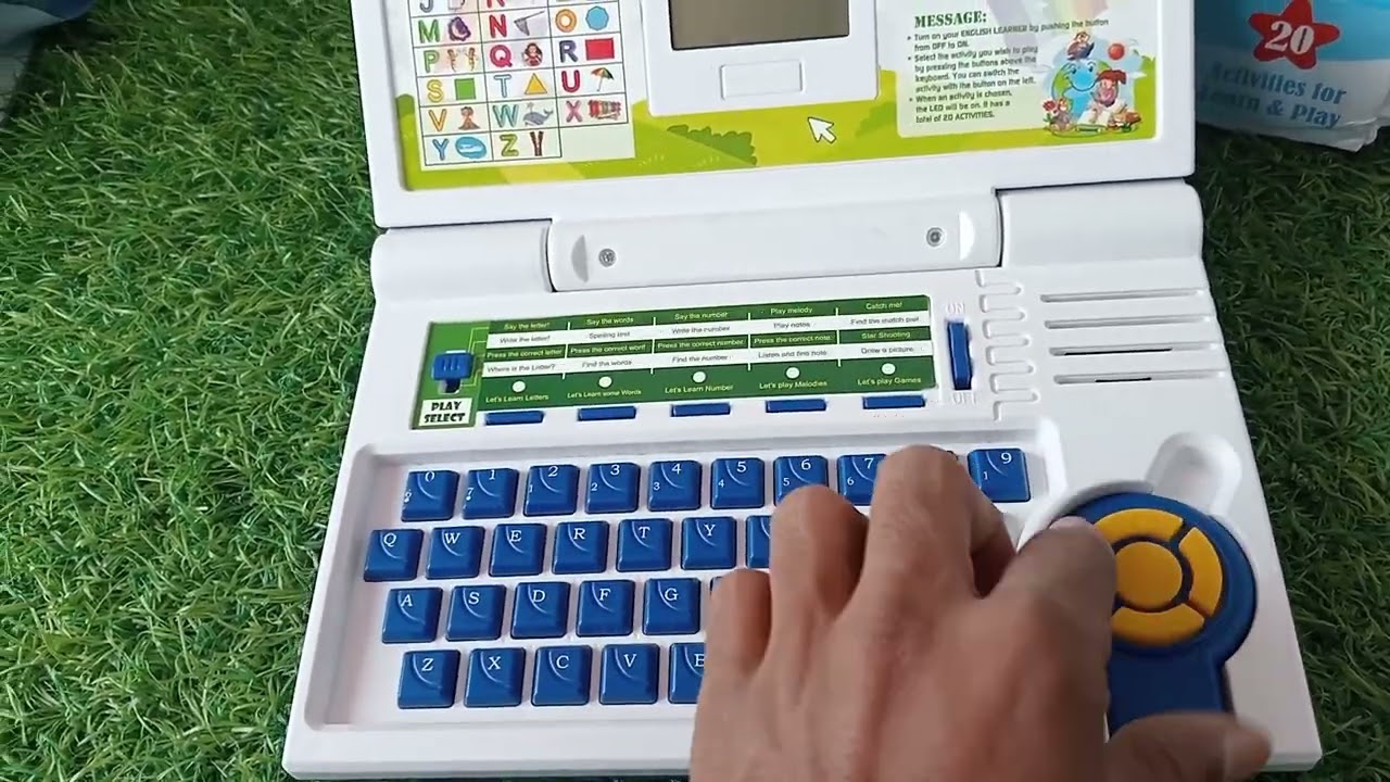 Kid's English learning laptop 💻 unboxing And Testing Vikram rajput vlog