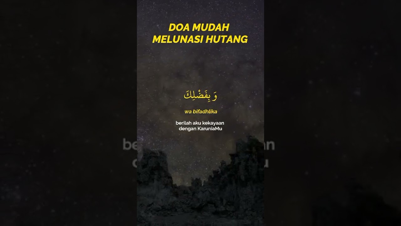 Doa Melunasi Hutang || Ust.Adi Hidayat