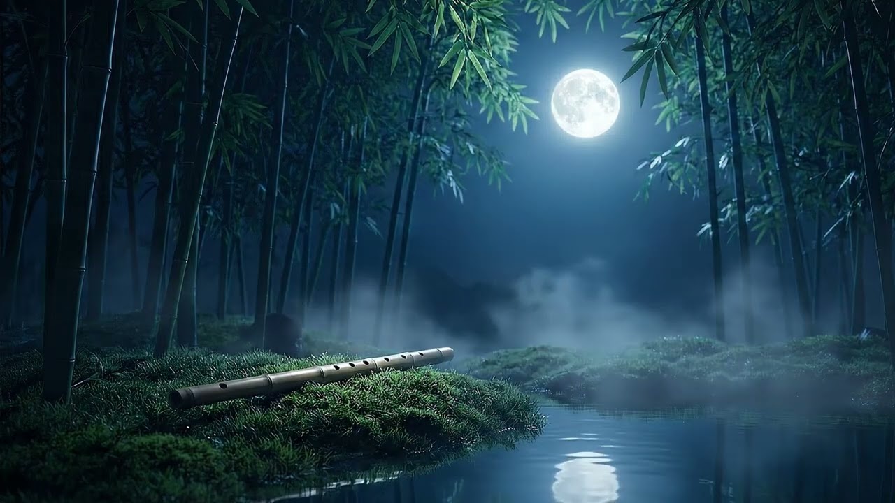 Nhạc Sáo Trúc Ngủ Ngon Ban Đêm – Đêm Tre Tĩnh Lặng & An Yên (3 Giờ)