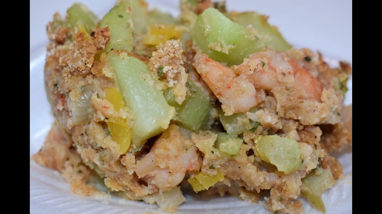 Mirliton and Shrimp Dressing/ Cajun Southern Dressing