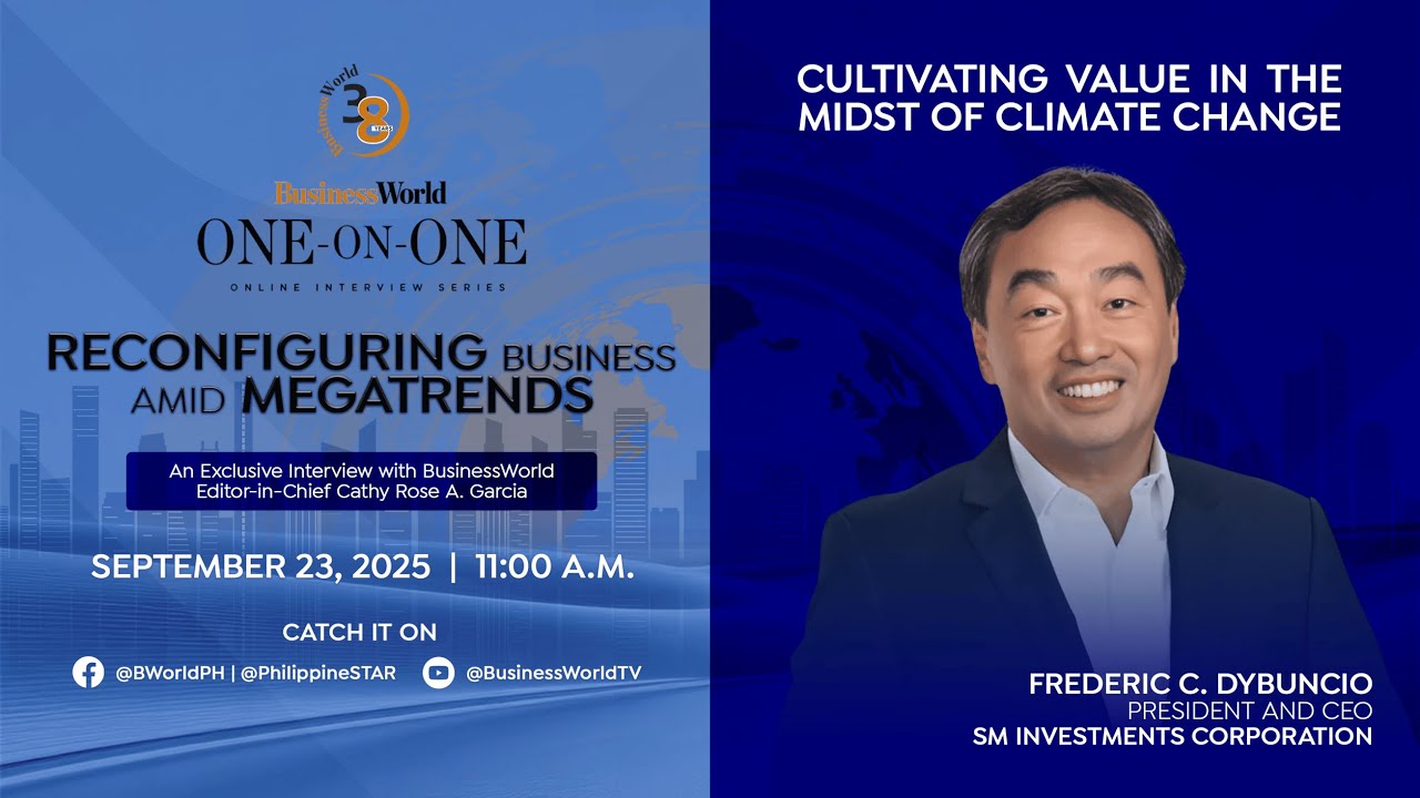 BusinessWorld One-on-One: Reconfiguring Business Amid Megatrends with Mr. Frederic C. DyBuncio