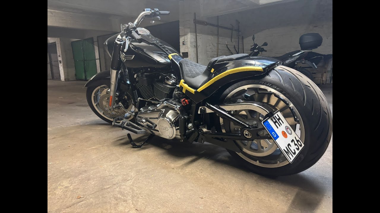 Fat Boy 114cui M8 Thunderbike  Airride Fahrwerk Anleitung, Tieferlegung Mega Krass der Wahnsinn