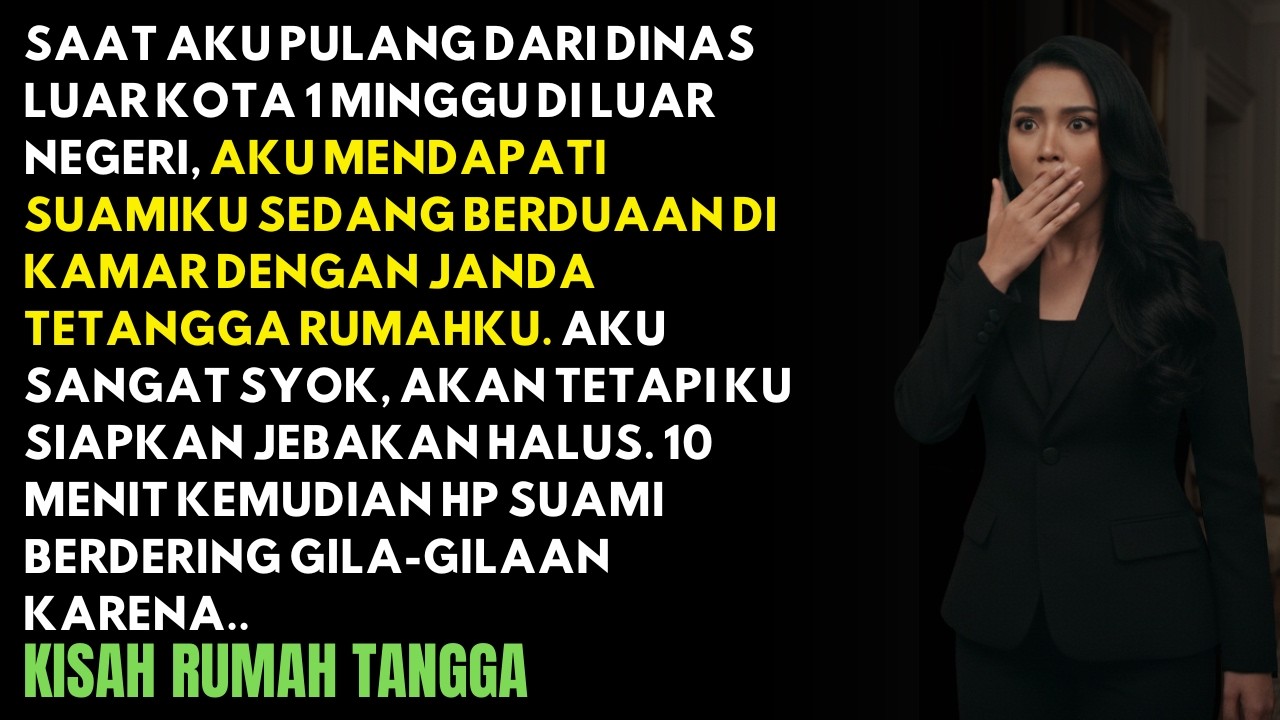 SETELAH DINAS LUAR NEGERI, AKU LIHAT SUAMI TIDUR BERPELUKAN DENGAN JANDA - AKU JEBAK MEREKA DENGAN..