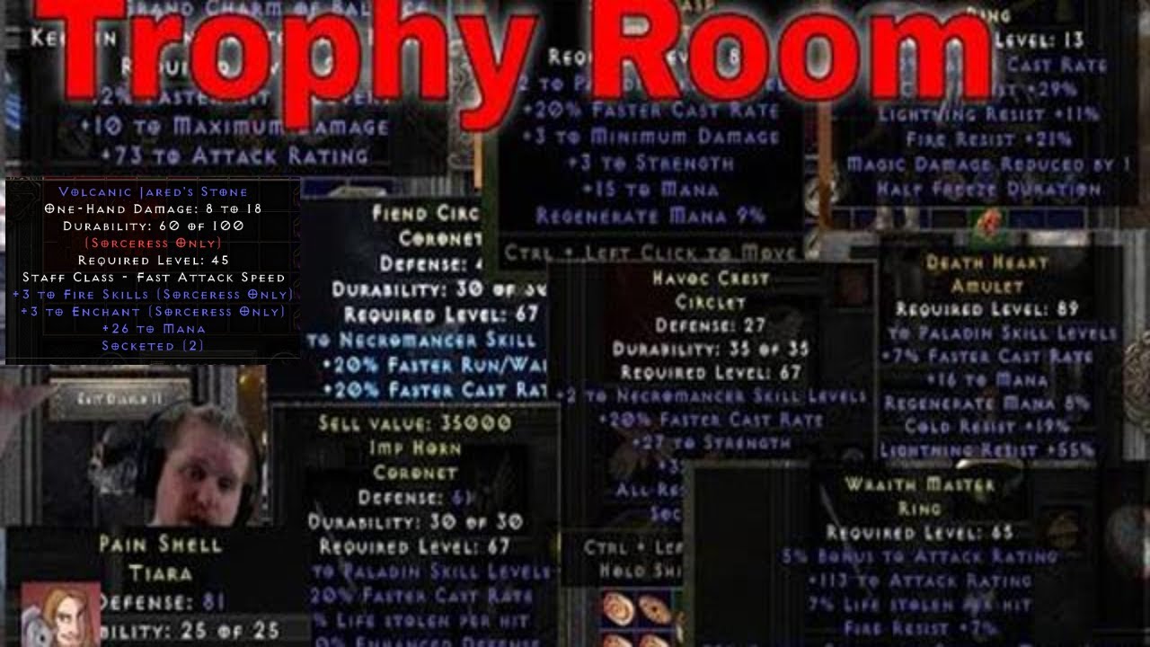 D2R - Trophy Room Items, Judging Equipment (GG Items)