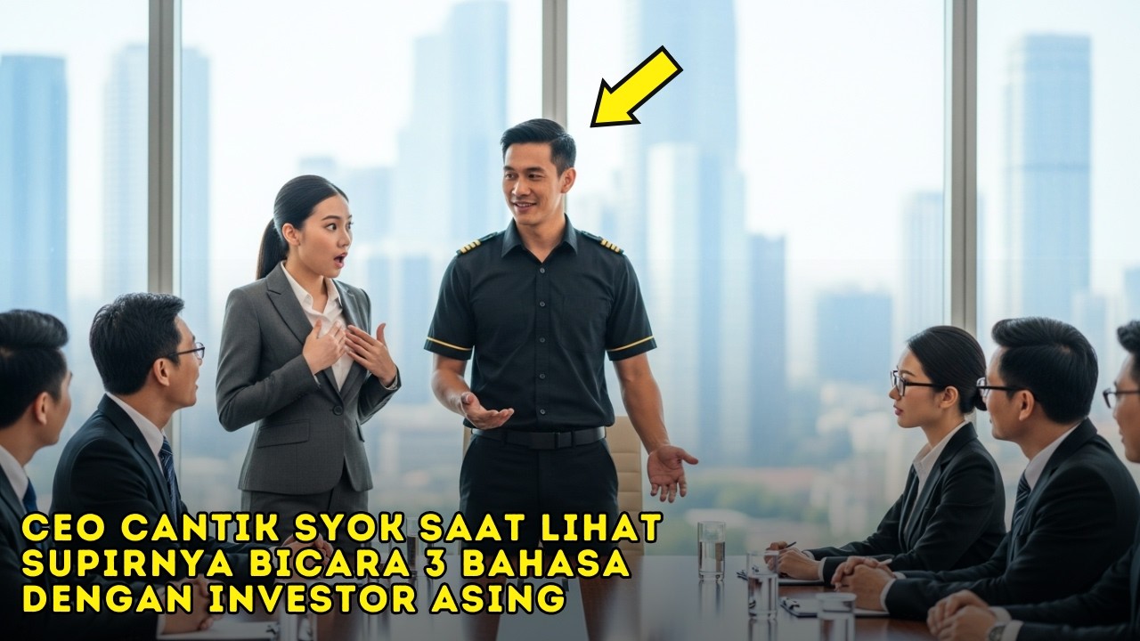CEO CANTIK PALING DINGIN INI TERDIAM… SOPIRNYA TIBA TIBA BICARA 3 BAHASA DI DEPAN INVESTOR MILIARAN