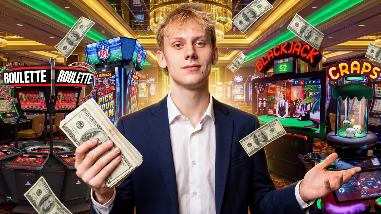 Я поставил по $100 на каждую игру в казино... Вот что из этого вышло